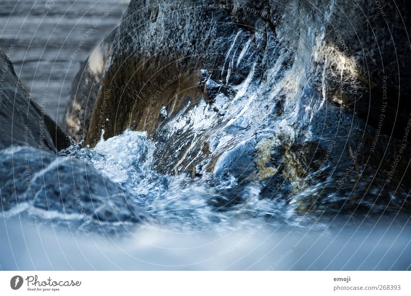 waterfall Environment Nature Elements Earth Water Brook River Waterfall Cold Blue Rock formation Stone Colour photo Exterior shot Deserted Day Light Shadow