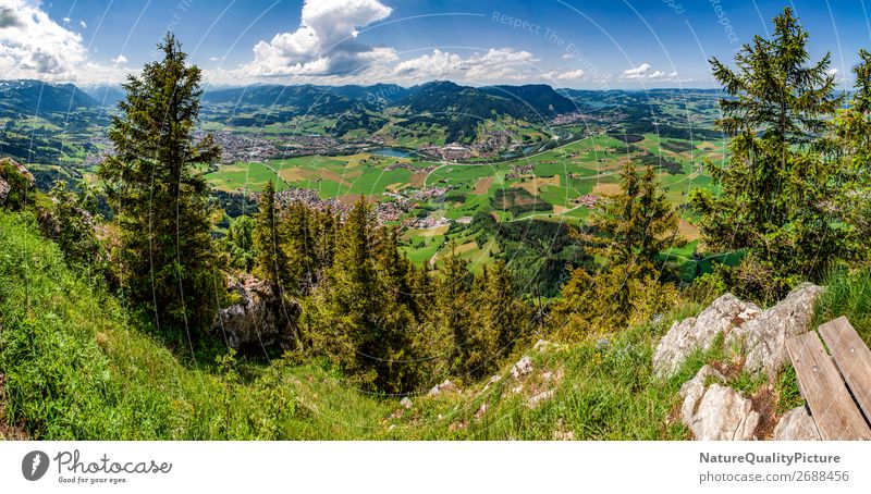 View from Burgberger Hoernle in Burgberg - Allgaeu - Germany Style Joy Happy Wellness Life Harmonious Well-being Contentment Relaxation Calm Meditation