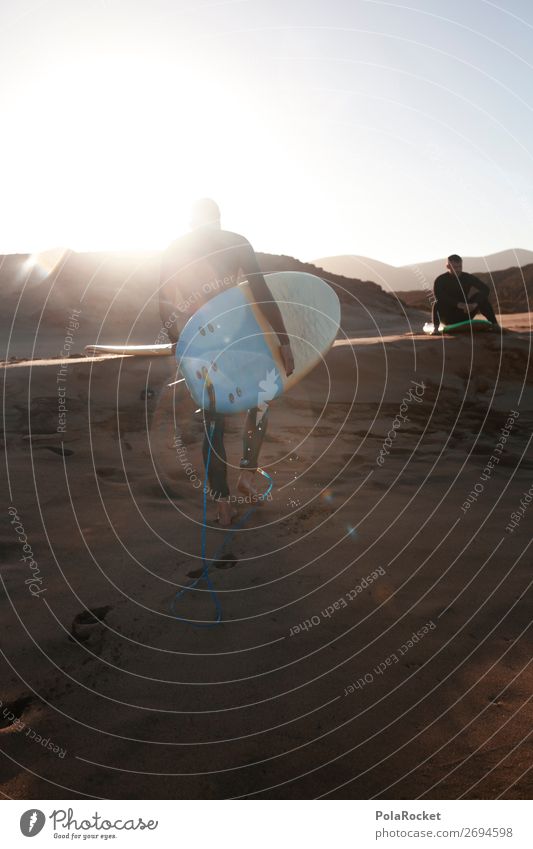 #AS# feeling ground 2 Human being Esthetic Surfing Surfer Surfboard Surf school Fuerteventura Relaxation Aquatics Extreme sports Beach Beach life Colour photo