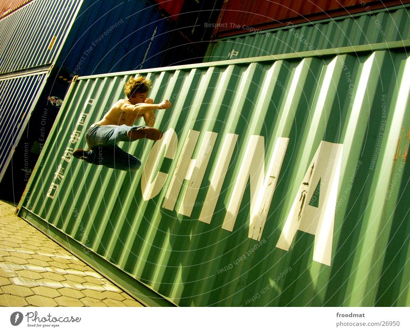 China #3 Martial arts Jump Action Sunday Typography Karate Chinese martial art Kick Footstep Frozen Extreme sports Container Beautiful weather Jeans Movement