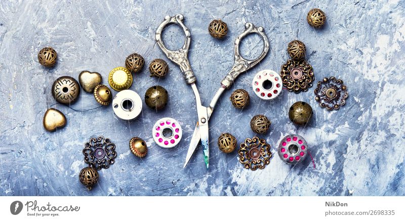 Sewing tools and accessories - a Royalty Free Stock Photo from Photocase