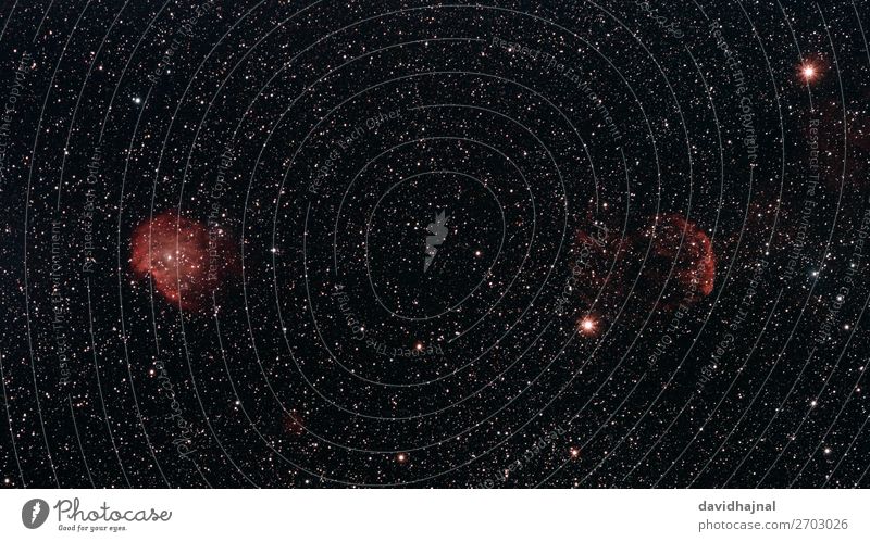 Monkey Head and Jellyfish Nebula Technology Science & Research Advancement Future High-tech Astronautics Astronomy Environment Nature Sky Sky only Cloudless sky