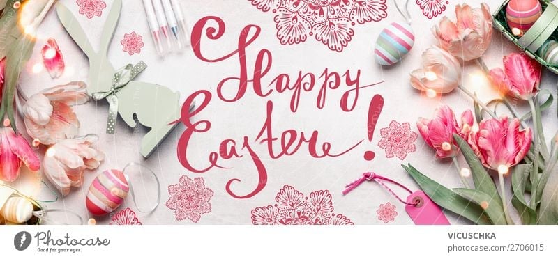 Easter background in pastel colours. - a Royalty Free Stock Photo from  Photocase