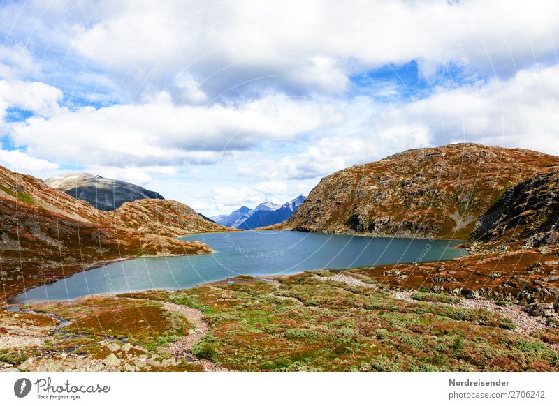 Lake Mardalsfossen, Europe's highest waterfall Vacation & Travel Tourism Adventure Far-off places Freedom Camping Mountain Hiking Nature Landscape Elements Air