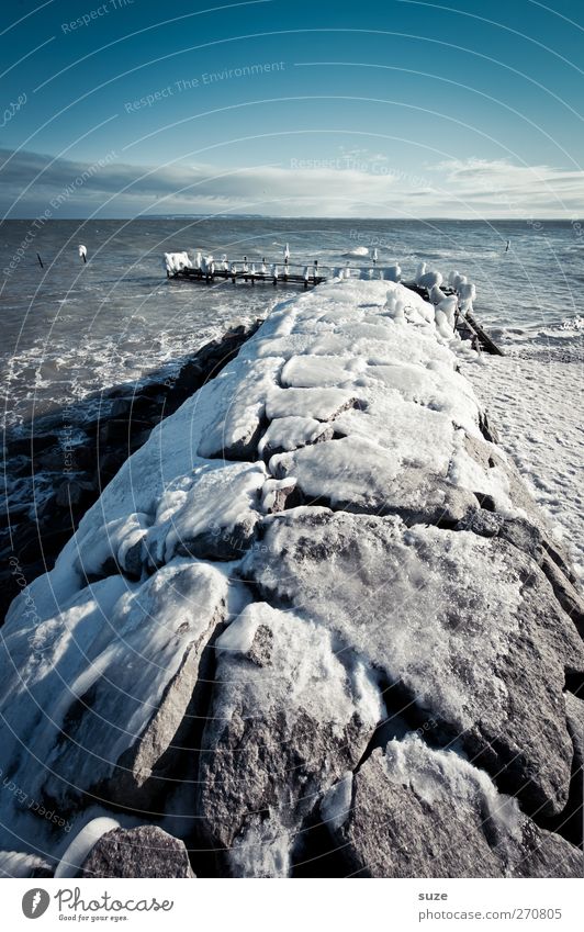 frost protection Ocean Winter Snow Environment Nature Landscape Elements Air Sky Horizon Climate Weather Ice Frost Coast Baltic Sea Stone Cold Winter mood