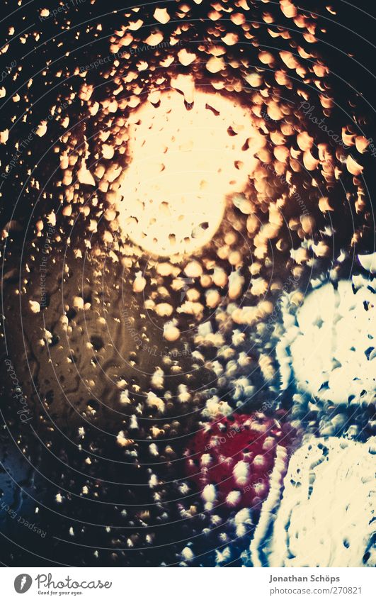 Rain drums on my window VII Water Drops of water Climate change Bad weather Storm Thunder and lightning Dream Esthetic Emotions Moody Life Hope Sadness