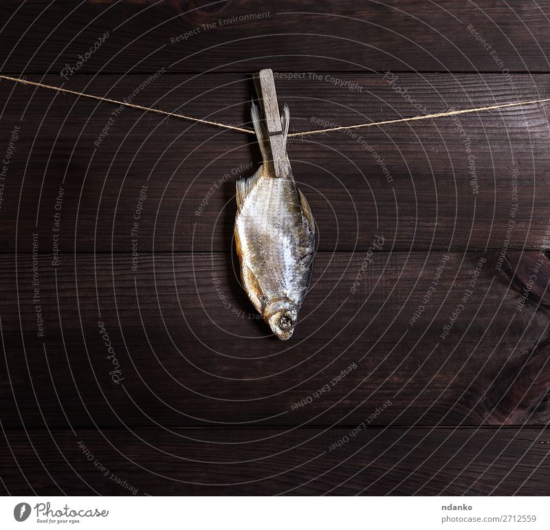 salted fish crucian hanging on a rope Fish Seafood Rope Nature Animal Wood Hang Fresh background Hanging Meal fishing Raw dry eat whole Preparation Dried