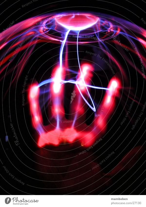 Wild part Hand Science & Research Radiation Photographic technology Plasma Human being Technology electricity