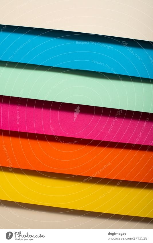 Colorful folded paper material design. Colour spectrum. Design Wallpaper Craft (trade) Art Paper Stripe Blue Yellow Green Pink colorful Rainbow graphic