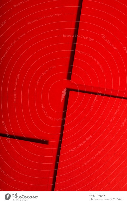 Red paper material design. Geometric unicolour shapes Design Wallpaper Craft (trade) Art Paper Line Stripe Retro Colour geometric background Consistency graphic