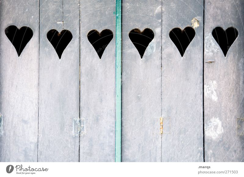 six Lifestyle Living or residing Shutter Wood Sign Heart Beautiful Violet Love Infatuation Relationship Colour 6 Valentine's Day Colour photo Subdued colour