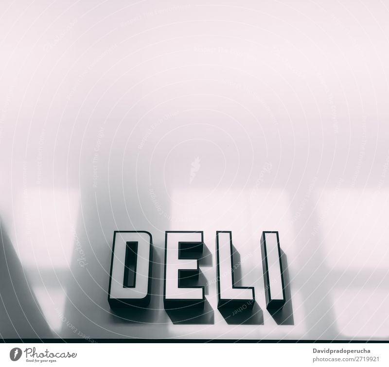 Deli shop advertising signboard - a Royalty Free Stock Photo from Photocase