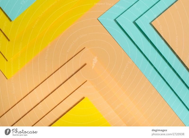 Pastel colored paper texture background. Geometric shapes. Stock Photo by  crazyphotography