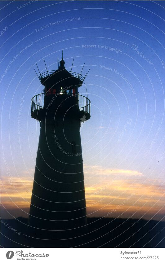 lighthouse_Sylt Lighthouse Dusk Sunset Europe Germany