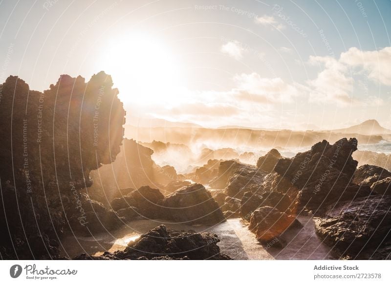 closeup of some rocks on the beach Beach Rock Water Blue Lake Sky Colour Ocean Wave White Nature Sunset Pattern Stone Background picture Deserted Clouds Round