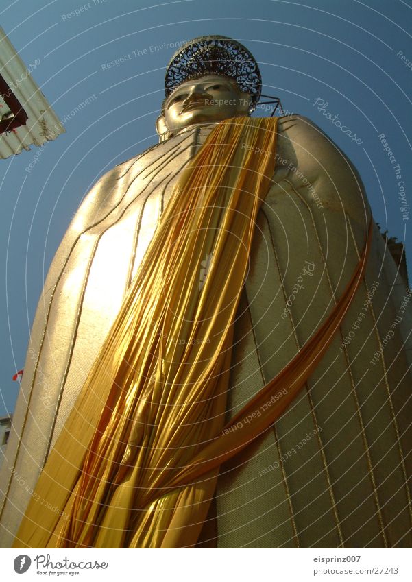 big buddah Thailand Bangkok Buddhism Historic religion