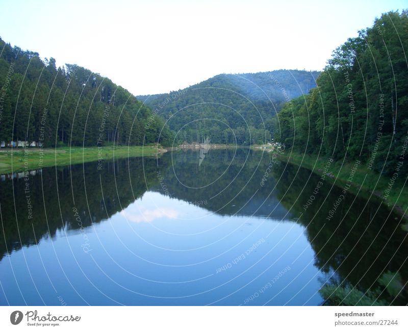 reservoir Lake Reservoir Reflection Silesia Summer Water Mountain Poland