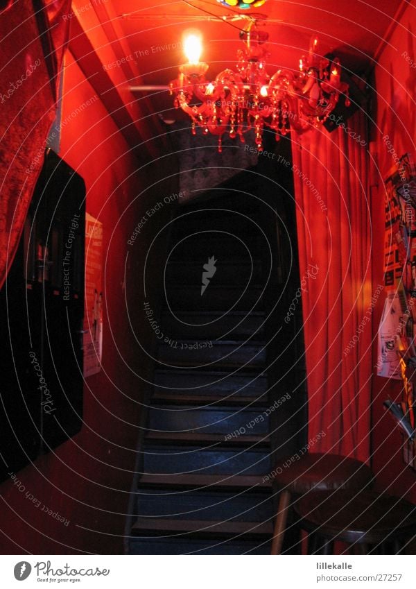 Reeperbahn 2 Gothic period Photographic technology red light breadthel decandence Old fogey nightclub staircase Wall (barrier)