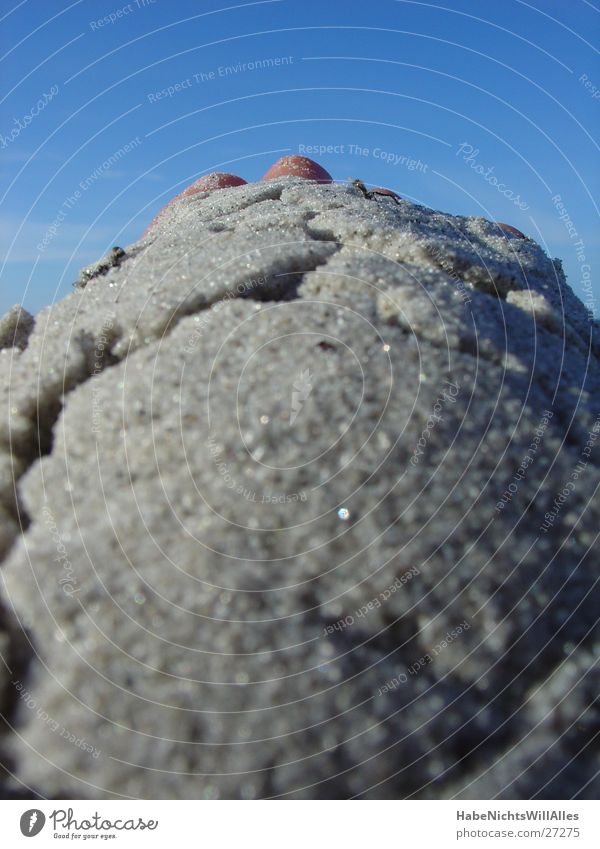 SandHand Beach Summer Ocean Platform Sun Crack & Rip & Tear Sky Baltic Sea