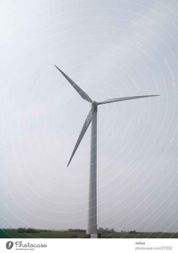 windmill Wind energy plant Rotate Industry Tall
