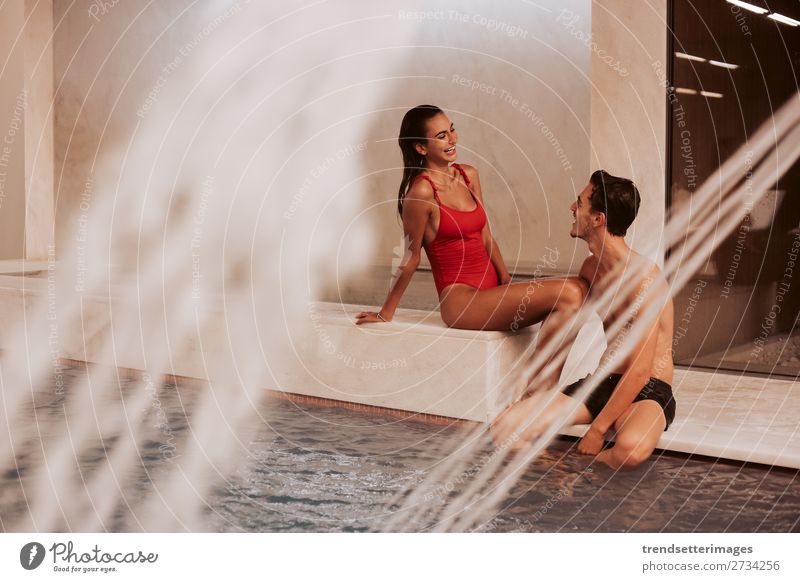 Couple In Love At Luxury Hotel - a Royalty Free Stock Photo from
