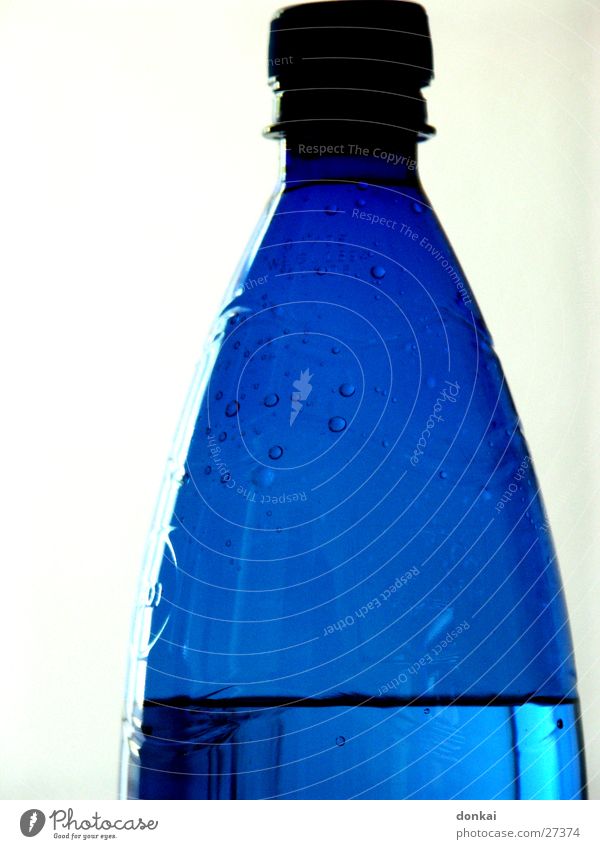 Blue Water Mineral water Nutrition Bottle Statue