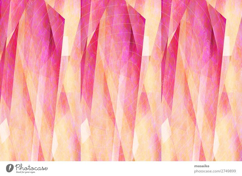 Geometric Patterns - Pink and Yellow Lifestyle Elegant Style Design Joy Harmonious Leisure and hobbies Feasts & Celebrations Valentine's Day Carnival