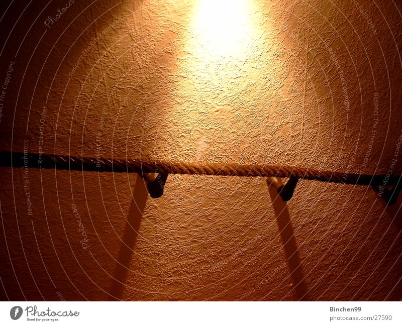 enlightenment To hold on Light Wall (building) Photographic technology Rope Shadow