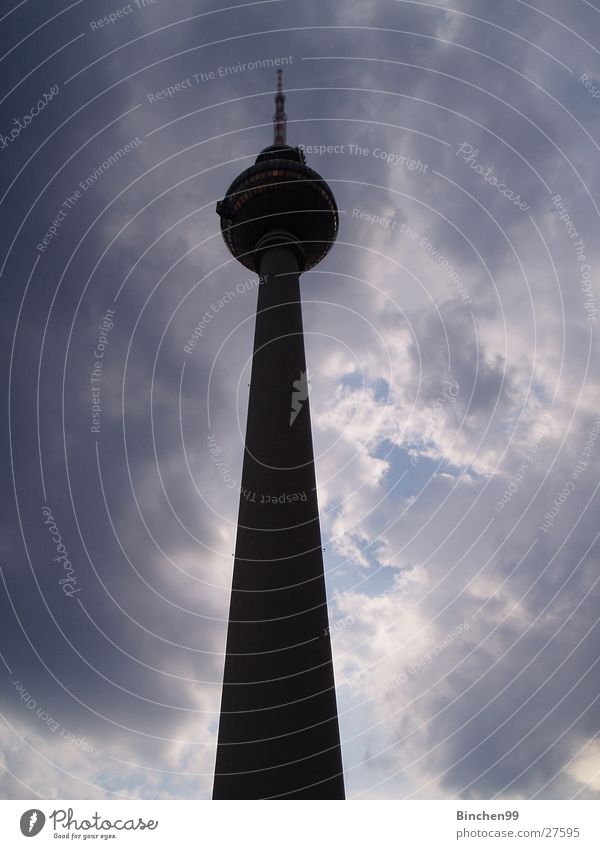 with certainty Berlin Clouds Architecture Berlin TV Tower Sky Sphere Shadow