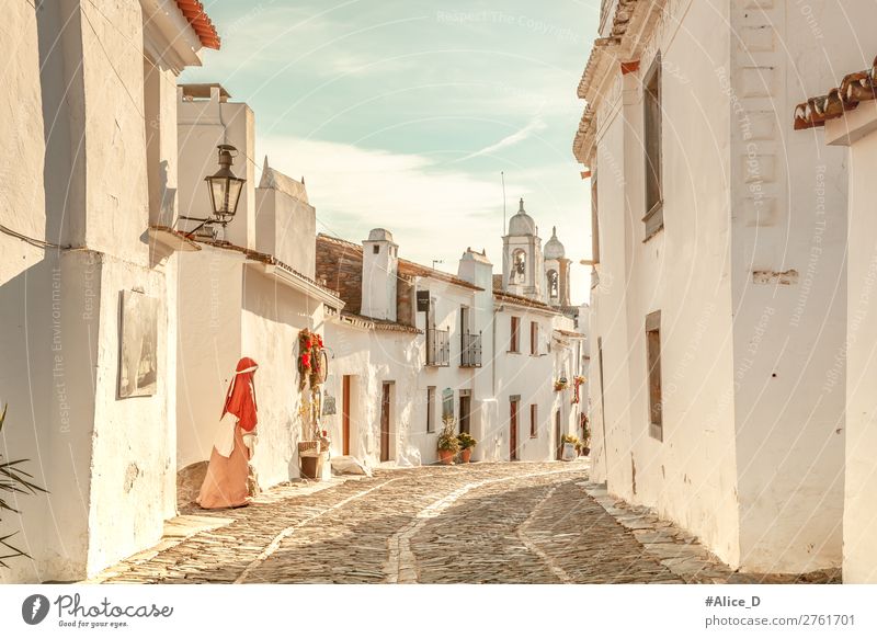 Medieval village Monsaraz in Alentejo Portugal Vacation & Travel Winter Architecture Beautiful weather Europe Village Small Town Deserted