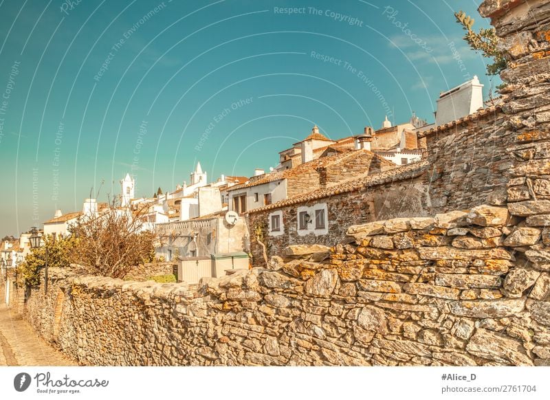 Medieval village Monsaraz in the Alentejo Portugal Vacation & Travel Tourism Winter Europe Village Small Town Old town House (Residential Structure)