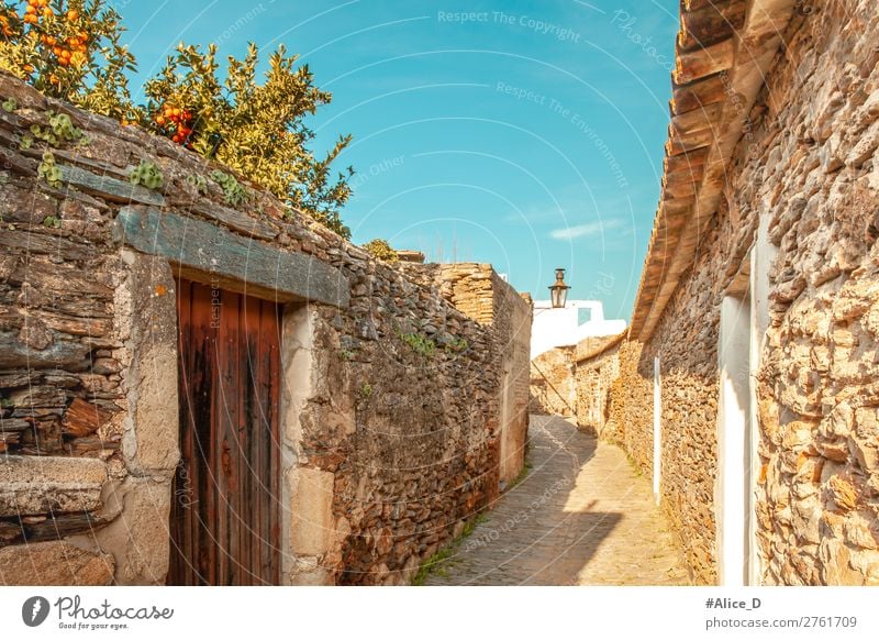 Medieval village Monsaraz in the Alentejo Portugal Vacation & Travel Europe Village Small Town Old town Deserted House (Residential Structure) Architecture