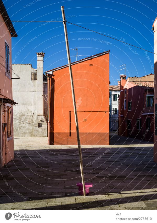 Burano 02 Vacation & Travel Tourism Trip City trip House (Residential Structure) Cloudless sky Beautiful weather Ocean Adriatic Sea Island Italy Europe Village