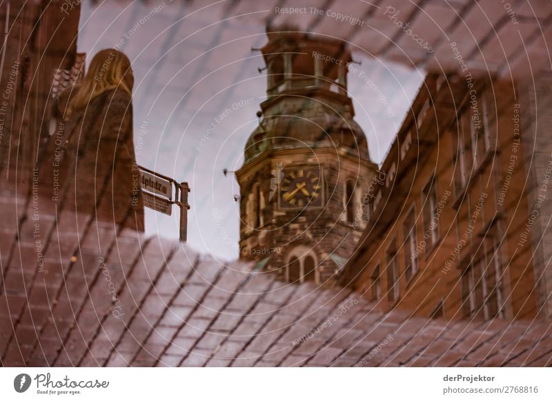 Puddle in Hanover Vacation & Travel Tourism Trip Sightseeing City trip Town House (Residential Structure) Church Tourist Attraction Landmark Monument Relaxation