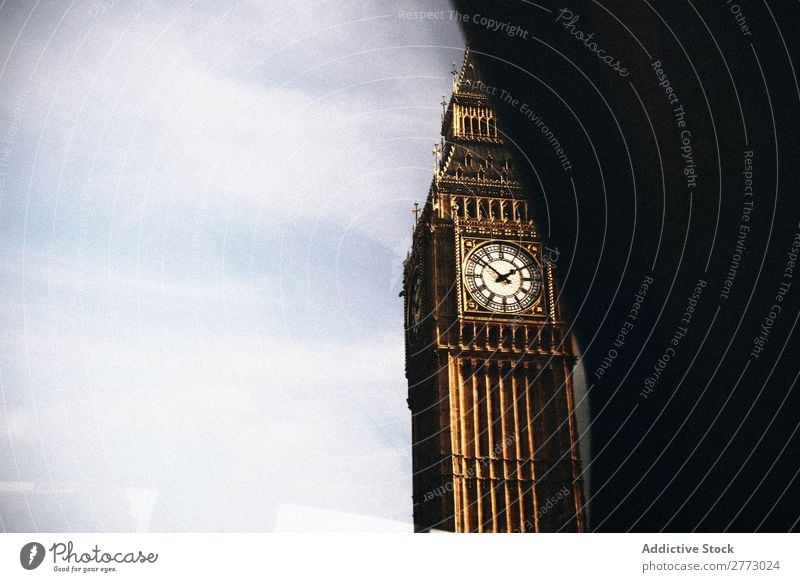 Famous Big Ben. Clock Famous building Sightseeing londoner River Day Attraction Historic touristic Walking Architecture British thames Vintage national