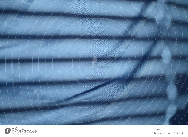 shadow Line Stripe Blue Cloth Cloth pattern Fabric thread Colour photo Interior shot Abstract Pattern Structures and shapes Day Light Shadow