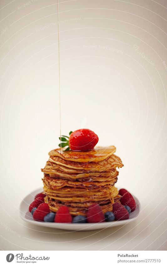 #A# yummy yummy Food Nutrition Esthetic Dessert Desert plate Pancake Rocks Strawberry Raspberry Blueberry Breakfast Breakfast table Morning break maple syrup