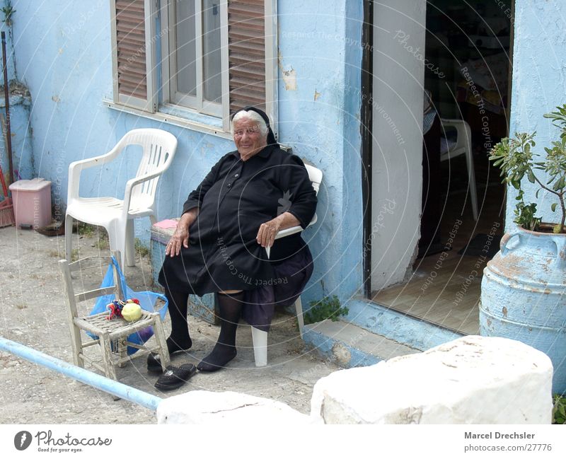 old lady Woman Loneliness Widow Grief Greece Black Senior citizen Grandmother Sadness Wrinkles