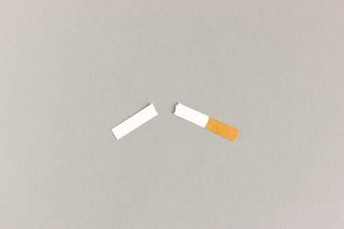 Stop smoking - throw cigarette away Lifestyle Healthy Smoking Success Positive Gray Virtuous Vice Power Brave Stress Debauchery Drug addiction Resolve