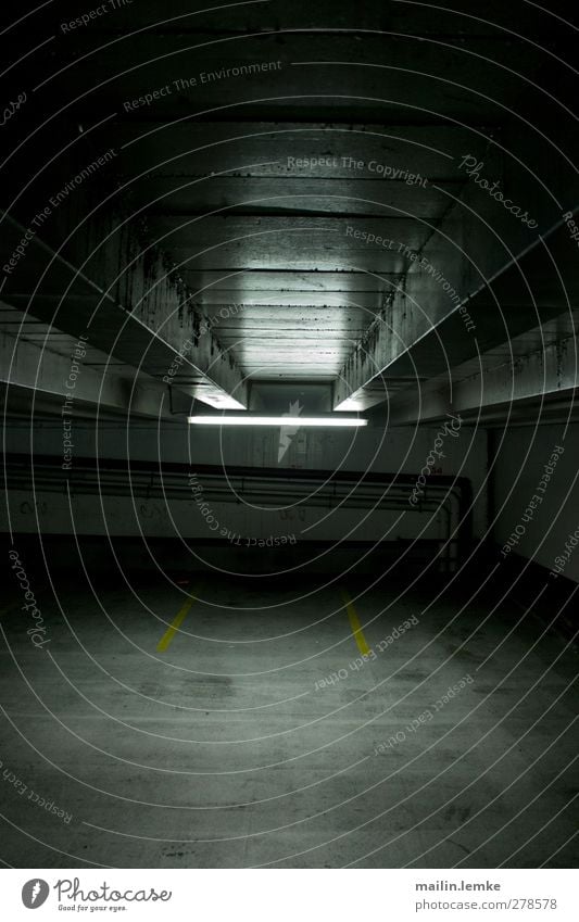 multi-storey car park Wellington New Zealand Downtown Deserted Parking garage Wall (barrier) Wall (building) Concrete Threat Dirty Dark Cold Gloomy Town Blue