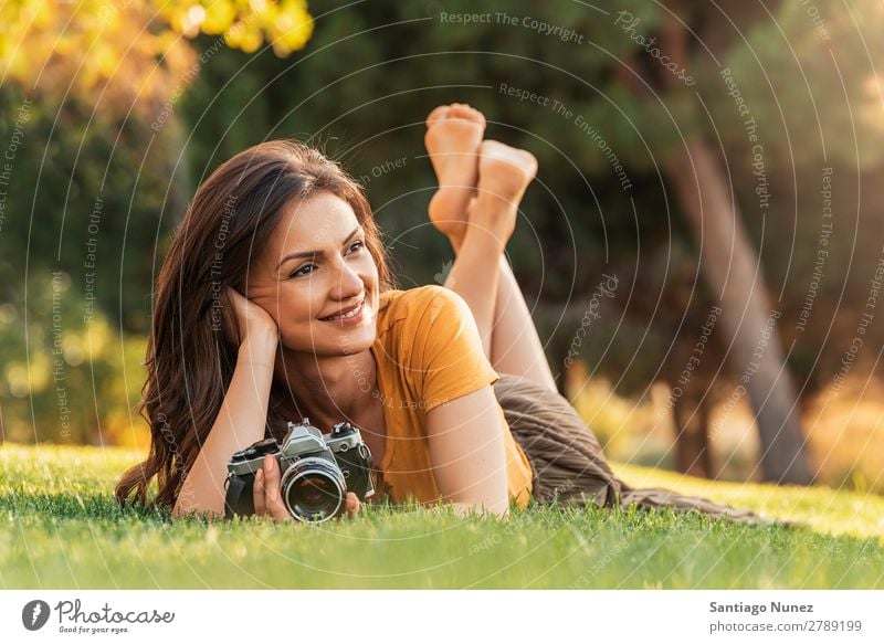 Young Woman Taking Image & Photo (Free Trial)