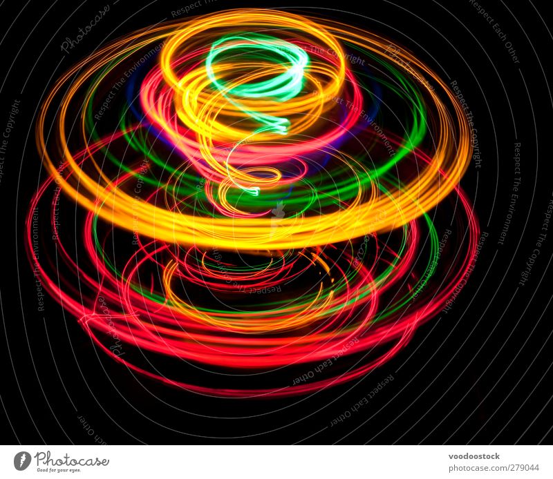 Abstract Background Blur Spiral Motion Stock Photo, Picture and