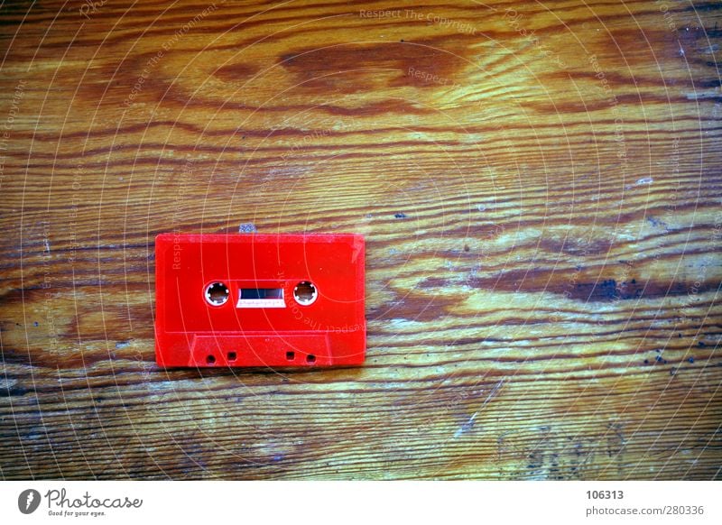 Photo number 240149 Collector's item Old Uniqueness Eroticism Red Tape cassette mc Analog Dirty Music Listening Occur unplayed Multicoloured Tone Retro Vintage