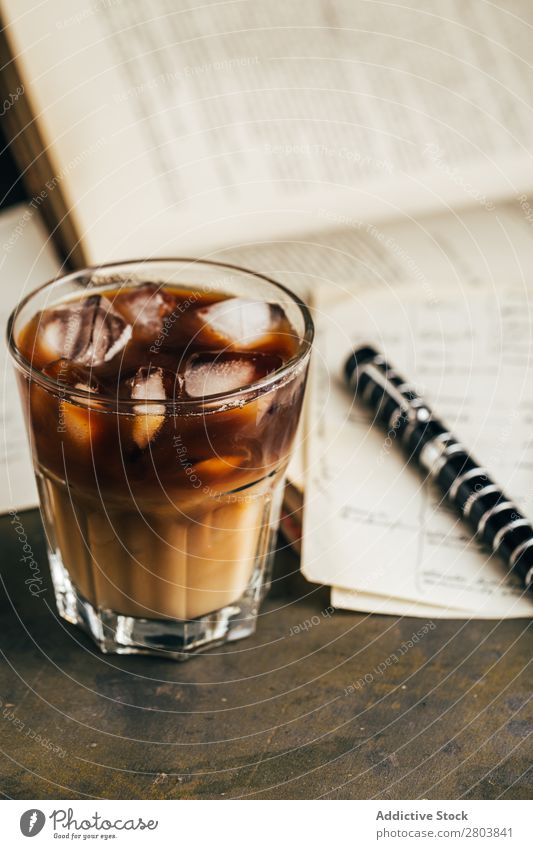 Cold espresso coffee glass Antique Aromatic Beans Beverage Book Breakfast brew Brown Caffeine Coffee Coffee break Coffee pot Cream Cup Drinking Enamel