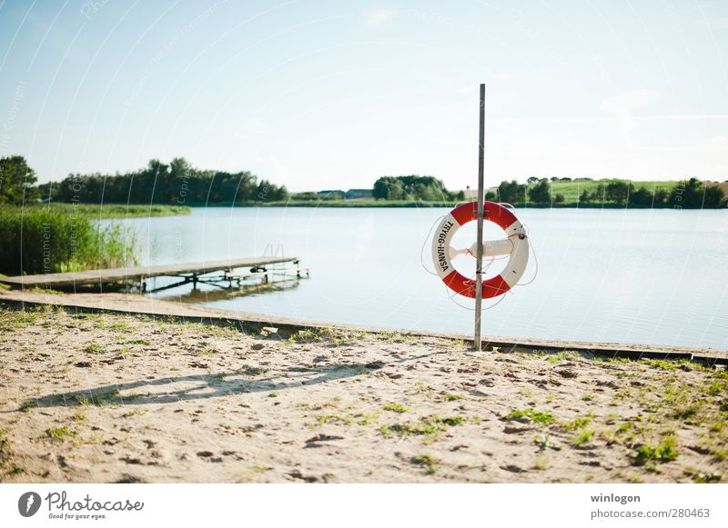 On the beach 2 Healthy Fitness Well-being Contentment Summer Summer vacation Beach Ocean Island Aquatics Swimming & Bathing Sporting Complex Nature Sand Water