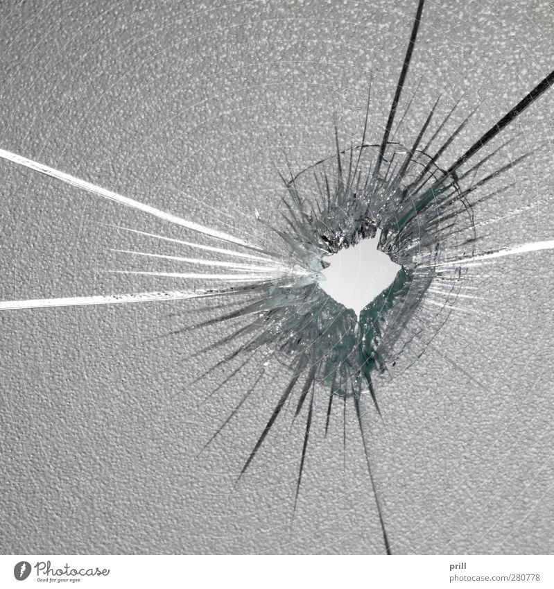shot Glass Jump Idea Arrangement Destruction bullet hole Broken semitransparent see through something Background picture Concentric forensics Frosted glass