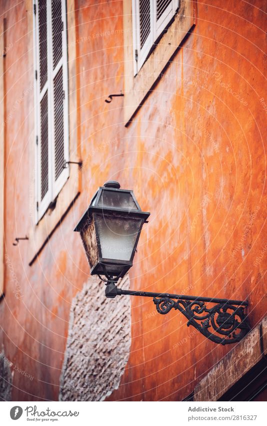 Close-up detail of Rome city, Italy Street Old Vintage Detail European Exterior shot Ancient Italian Destination Vacation & Travel Vantage point Town Landmark