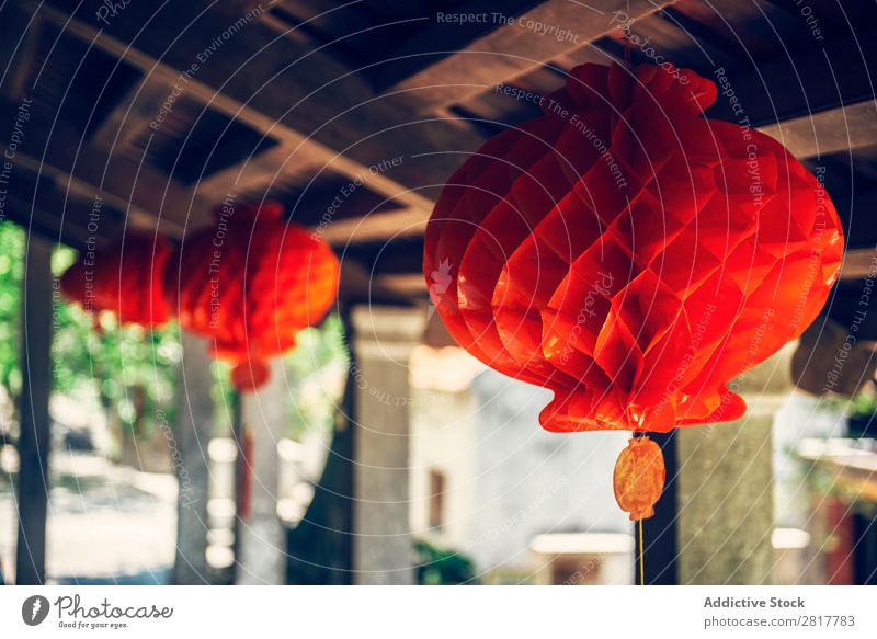 Lanterns in the ancient town of Hoi An, Vietnam Art Asia asian Ball Beauty Photography Bright Bulb Cable Ceiling Feasts & Celebrations Colour Multicoloured