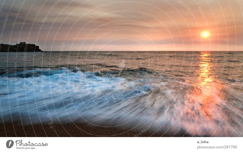 Sao Lourenco Sunset Nature Elements Water Sky Clouds Horizon Sunrise Summer Beautiful weather Waves Coast Beach Bay Ocean Wanderlust Vacation & Travel