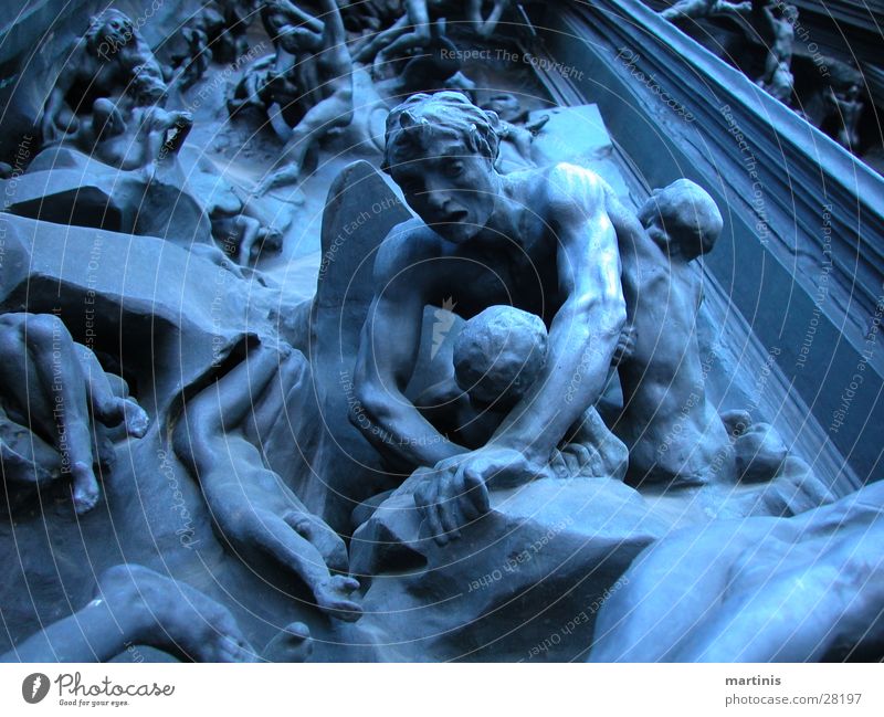 "Hell Gate" Zurich Art Sculpture Craft (trade) Blue Sadness